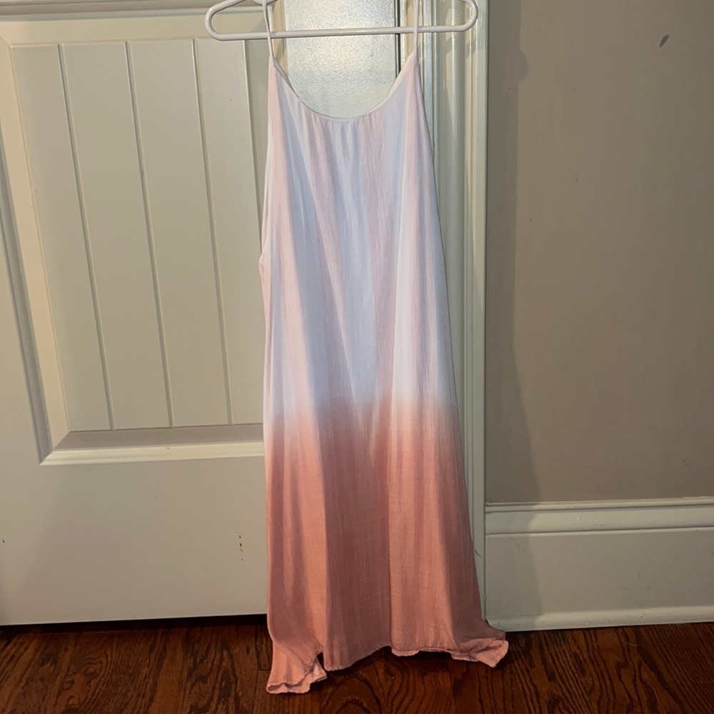 Pink and white Pants Store dress